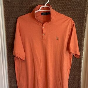 Polo by Ralph Lauren Coral-Orange Short Sleeve Polo Shirt